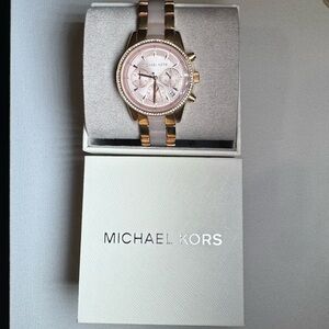 Michael Kors Pink and Gold Women's Watch